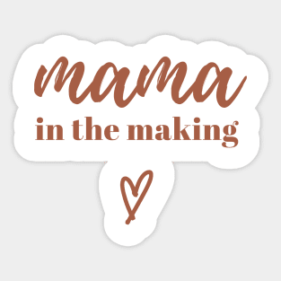 Mama in the Making: Blooming with Motherhood Sticker
